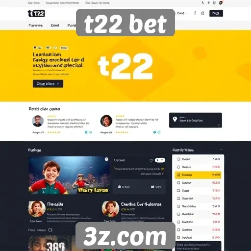 interface do site t22 bet é intuitiva e fácil de navegar